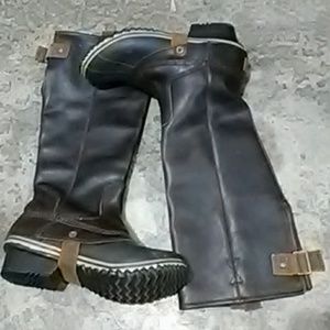 Sorel knee high leather riding boot